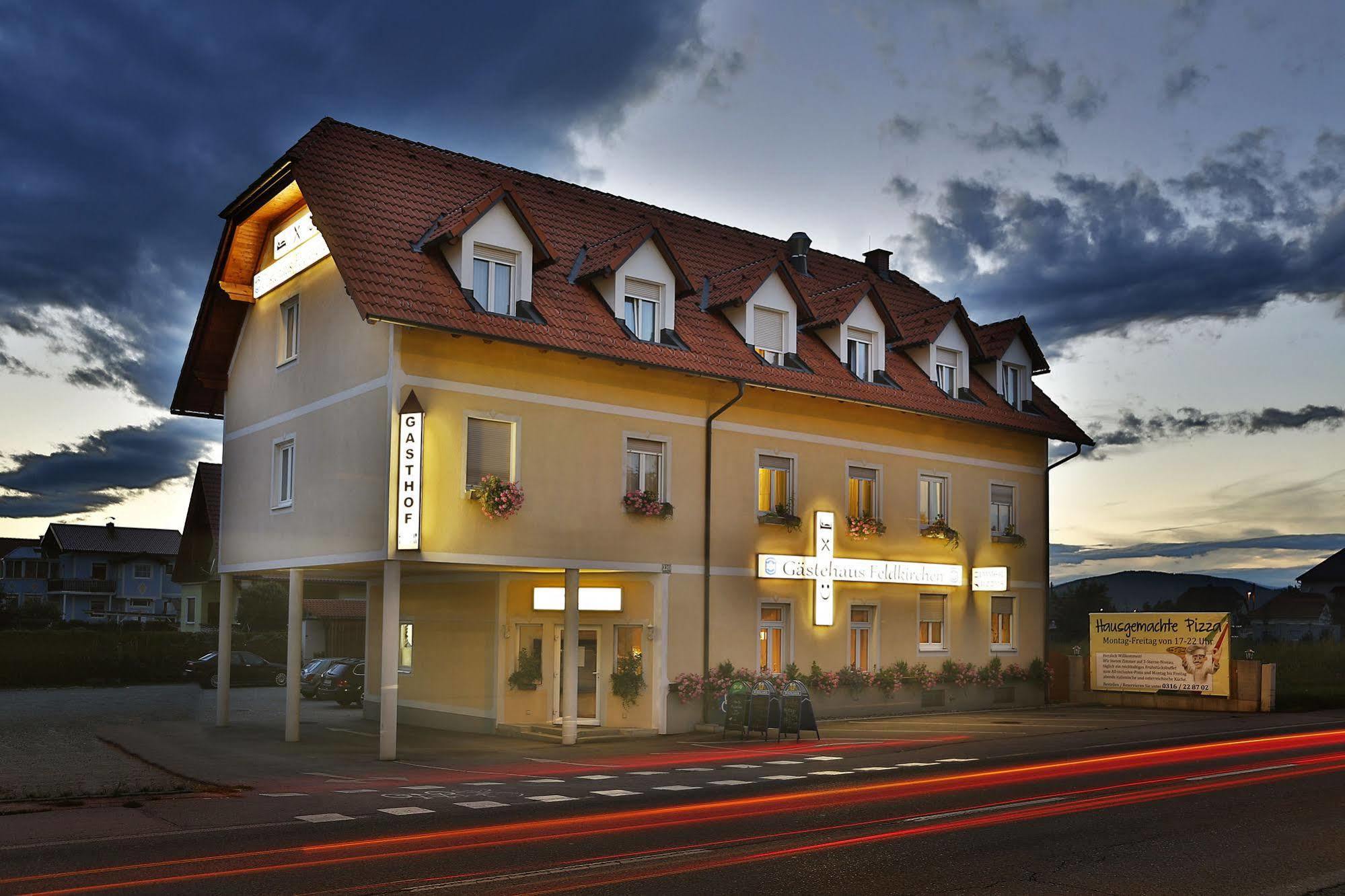 Restaurant Gaestehaus Feldkirchen Feldkirchen bei Graz Exterior foto